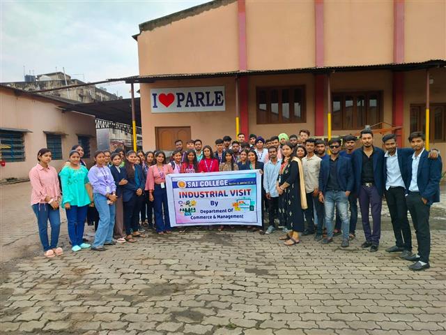 Industrial Visit of BBA students at Ganesh Bakers pvt. Ltd. (Parle G Raipur)