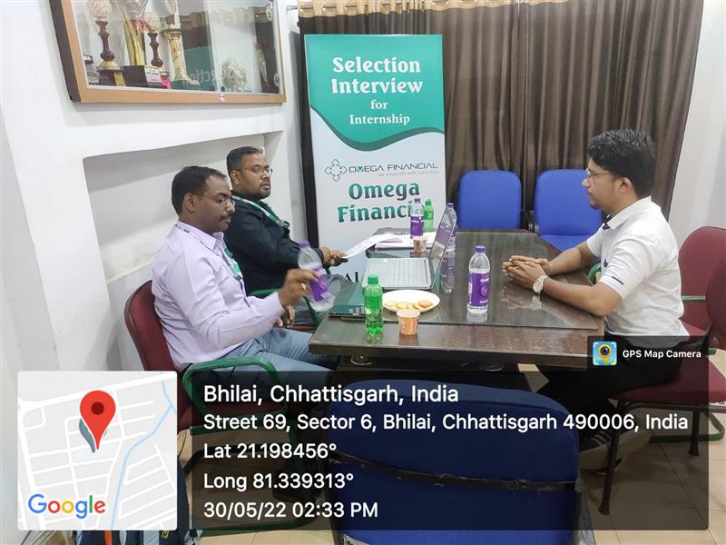 30-05-2022 Selection interview for internship omega financials