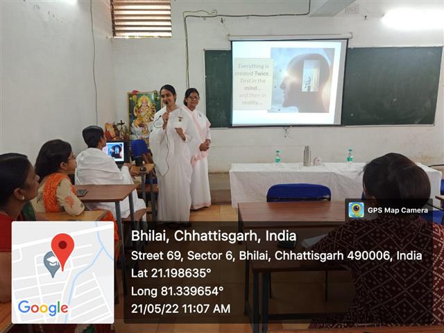 21-05-2022 Brahmkumaries Workshop on Meditation