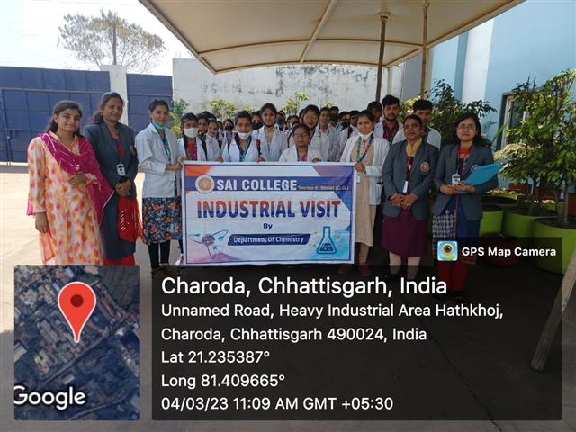 Industrial visit of Chemistry Department in Supreme Synth India pvt Ltd